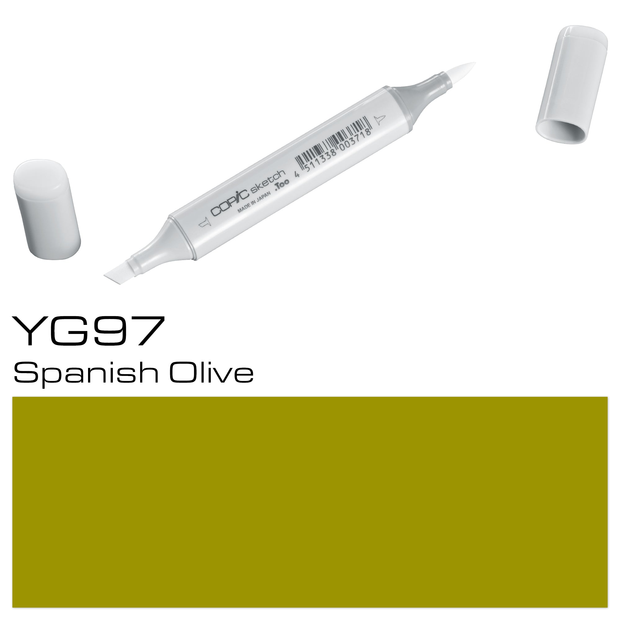 Copic Sketch Marker Yg97 Spanish Olive - Al Masam Stationery LLC Main image