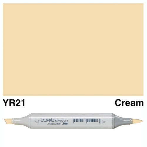 Copic Sketch Marker Yr 21 Cream - Al Masam Stationery LLC Main image