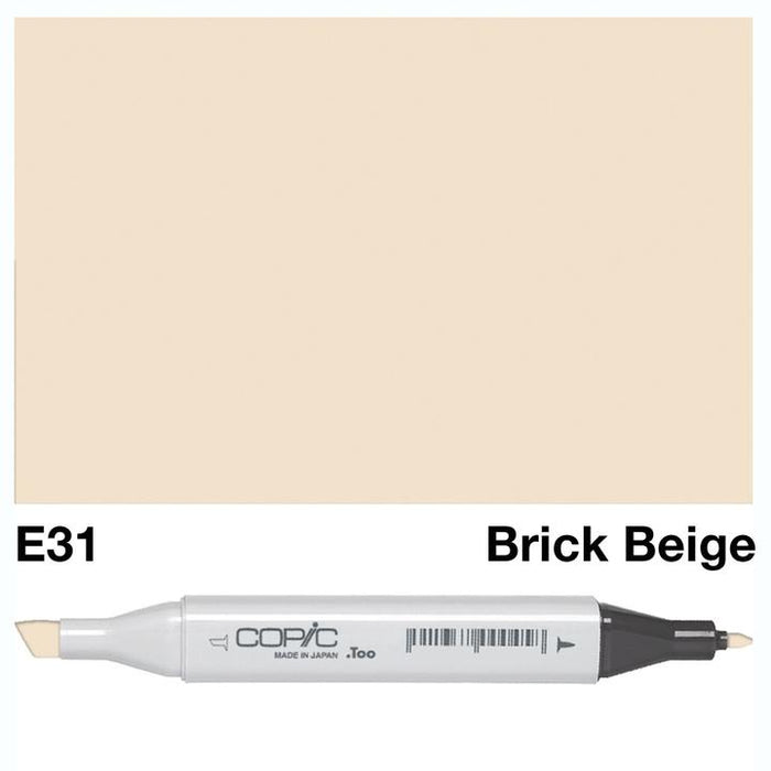 E 31 Brick Beige Copic Marker - Al Masam Stationery LLC