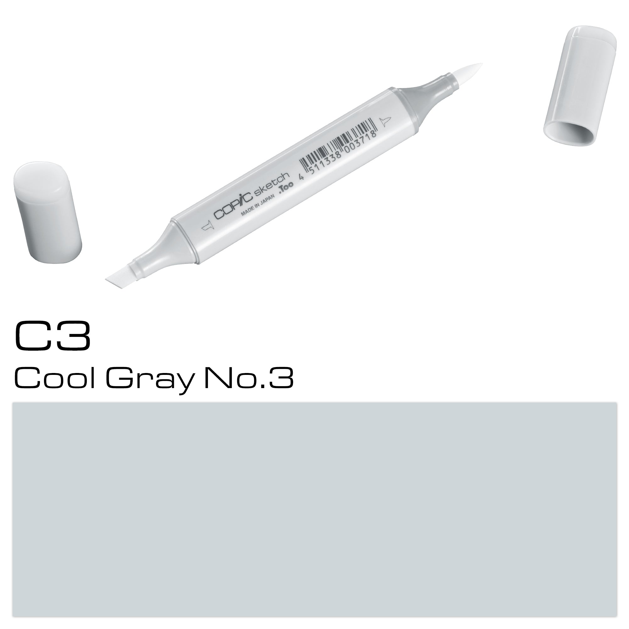 C3 Cool Grey Sketch Marker - Al Masam Stationery LLC Main image