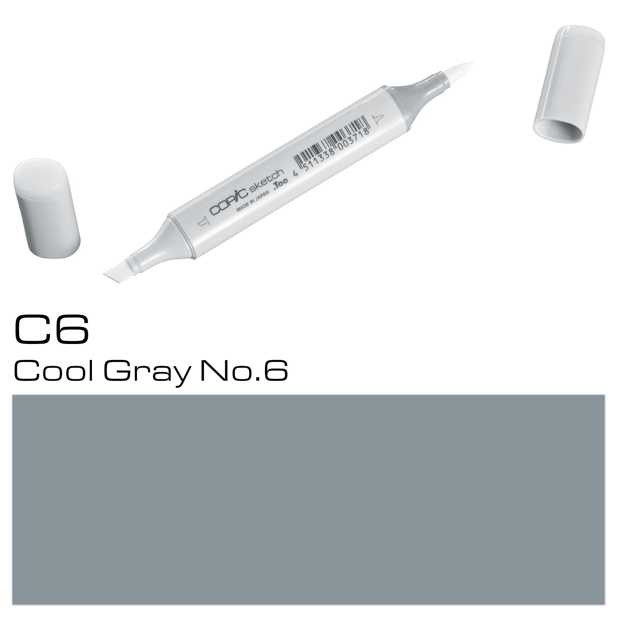 C6 Cool Grey Sketch Marker - Al Masam Stationery LLC Main image