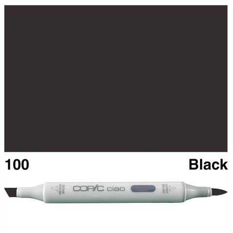 Copic Ciao Marker 100 Black - Al Masam Stationery LLC Main image