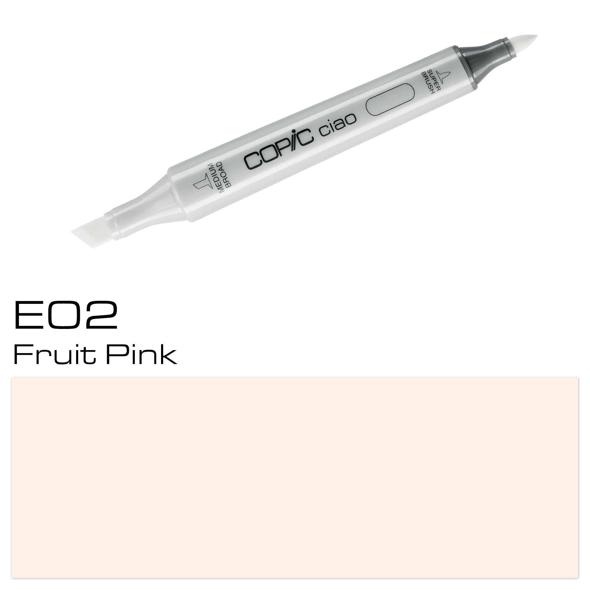 Copic Ciao Marker E 02 Fruit Pink - Al Masam Stationery LLC Main image
