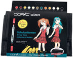Copic  Ciao Set 12 In Wallet School Uniform - Al Masam Stationery LLC