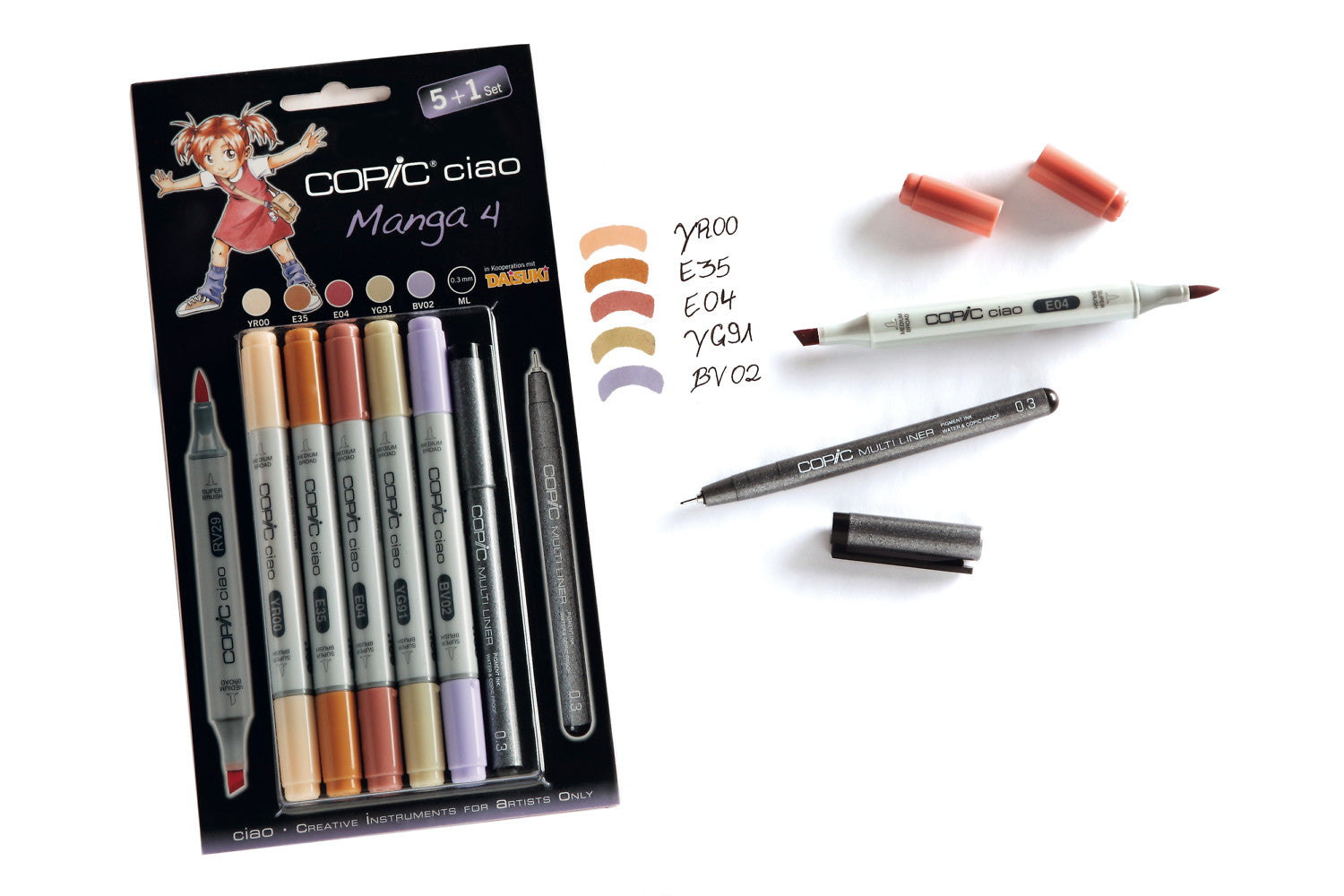 Copic Ciao Set 5+1 Manga 4 Secondary image