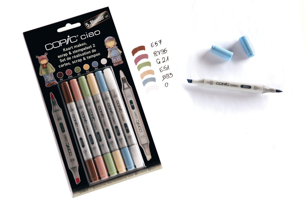 Copic Ciao Set 5+1 Scrap & Stempelset 2 Secondary image
