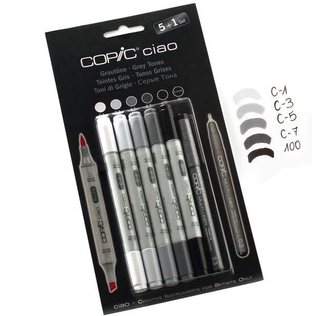 Copic Ciao Set Grey Tones Secondary image