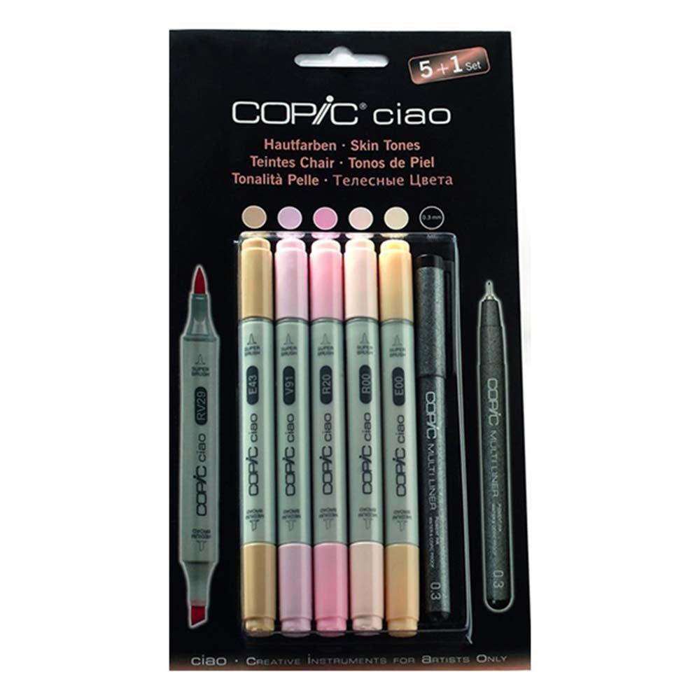 Copic Ciao Set Skin Tones - Al Masam Stationery LLC Main image