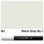 Copic W-1 ink bottle with a clear label, showcasing its light gray color and sleek design for artists.