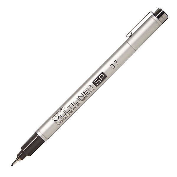 Copic Multiliner Pen  Size :- 0.7  ( Black) - Al Masam Stationery LLC Main image