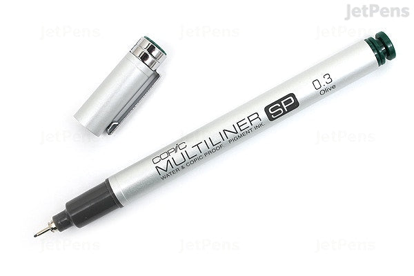 Copic Multiliner Sp Color Olive Brush Secondary image