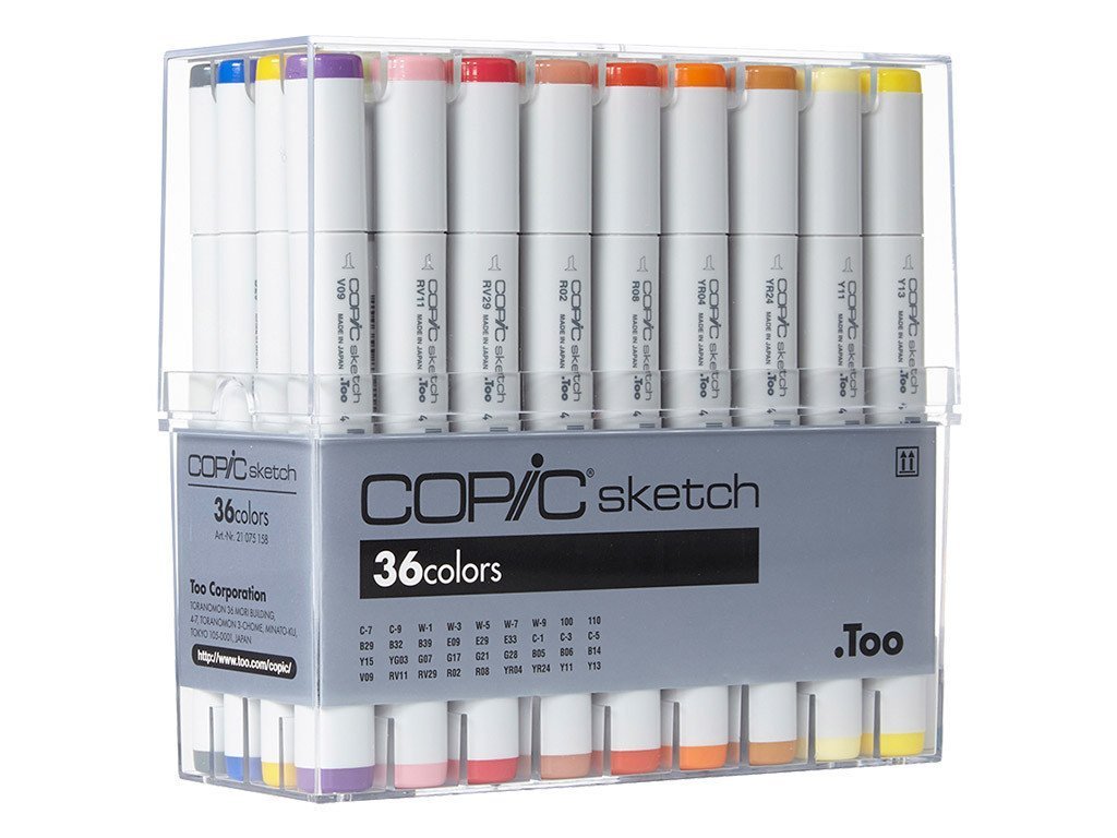Copic Sketch 36Pc Colors Sets - Al Masam Stationery LLC Main image