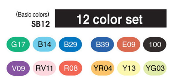 Copic Sketch Colors Sets Including Black Secondary image