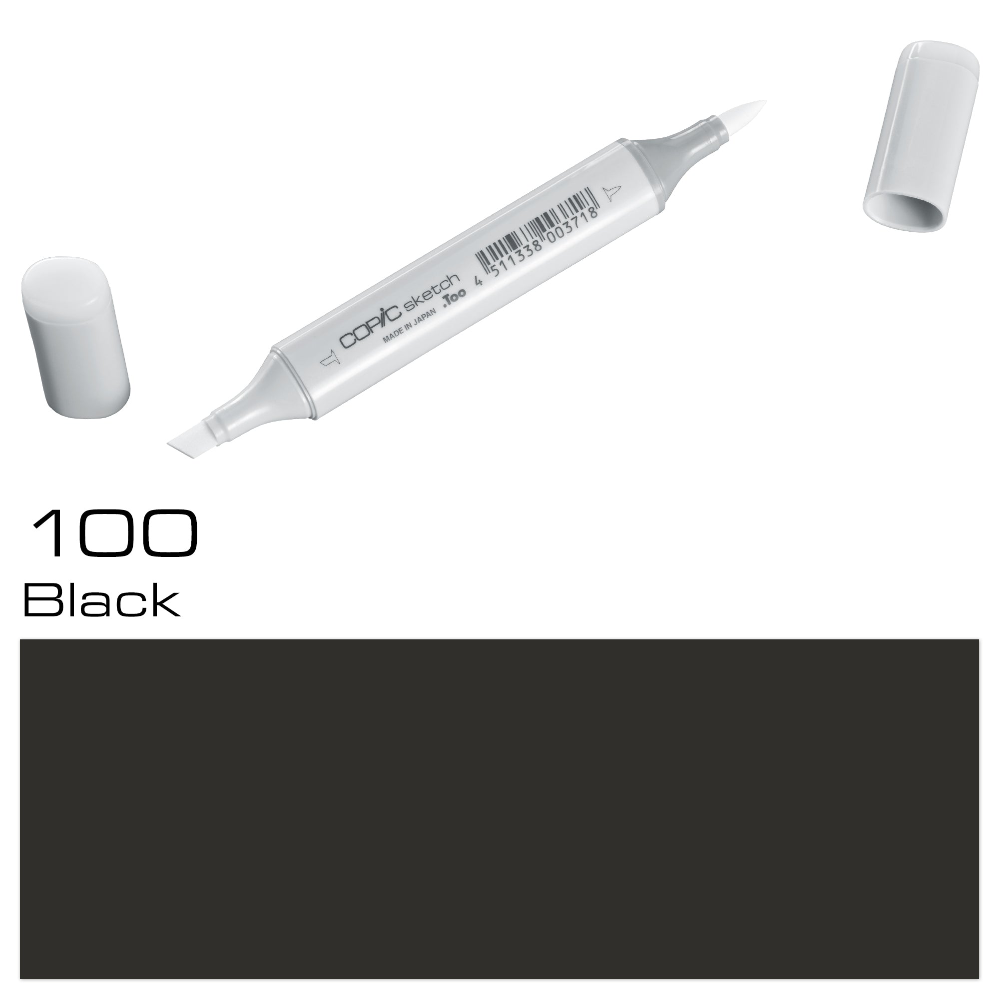 Copic Sketch Marker 100 Black - Al Masam Stationery LLC Main image