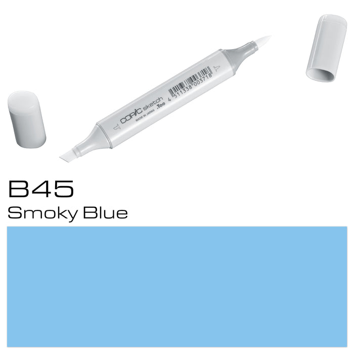 Copic Sketch Marker B45 Smoky Blue - Al Masam Stationery LLC