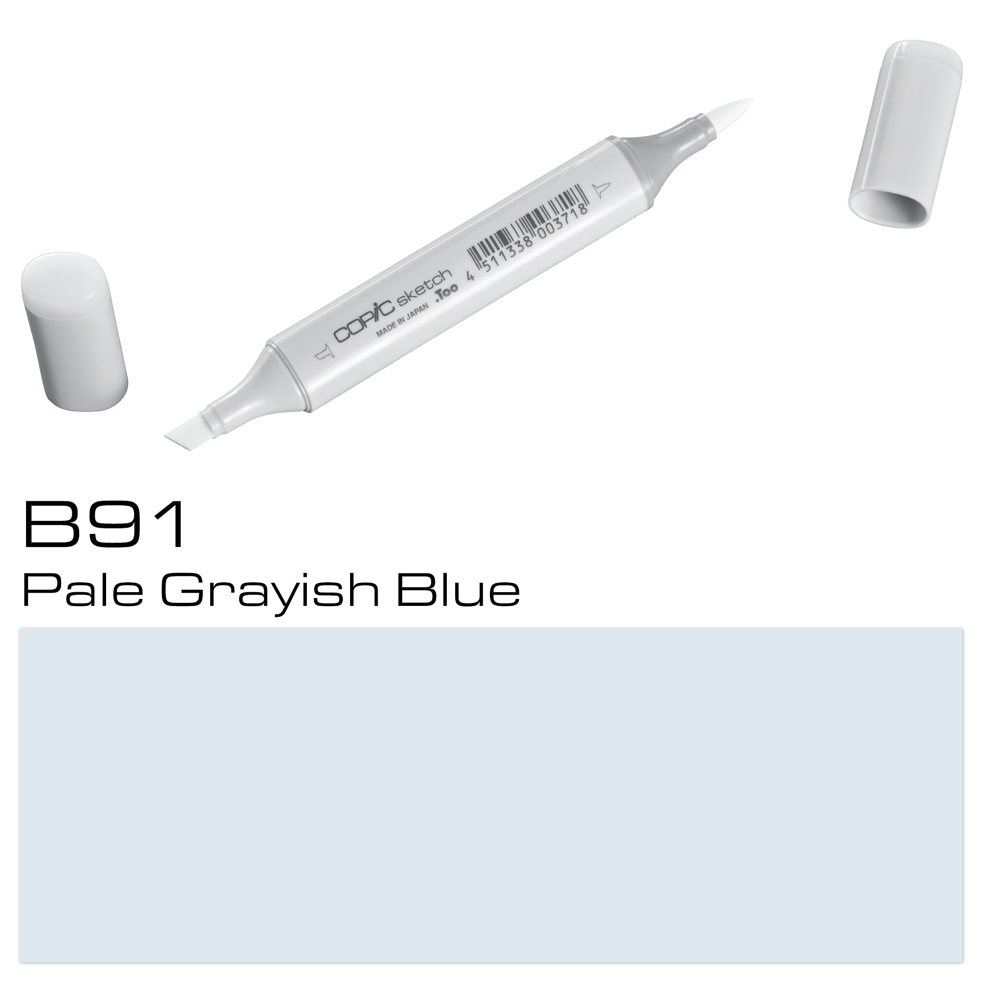Copic Sketch Marker B91 Pale Grayish Blue - Al Masam Stationery LLC Main image