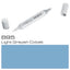 Copic Sketch Marker B95 Light Grayish Cobalt - Al Masam Stationery LLC