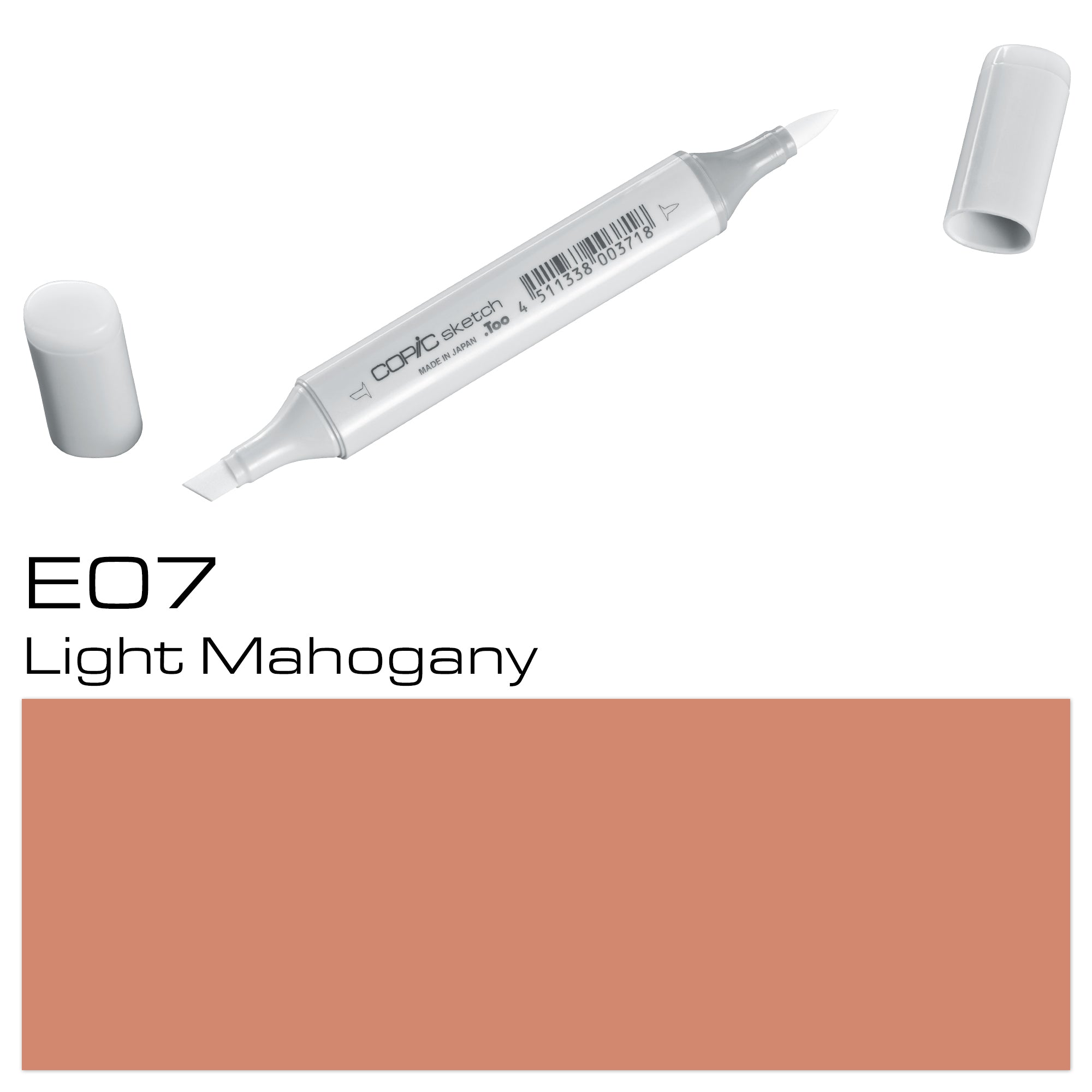 Copic Sketch Marker E07 Light Mahogany - Al Masam Stationery LLC Main image