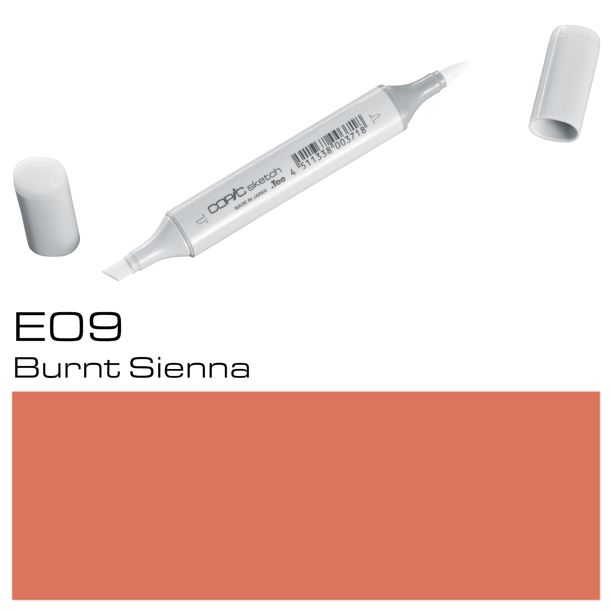 Copic Sketch Marker E09 Burnt Sienna - Al Masam Stationery LLC