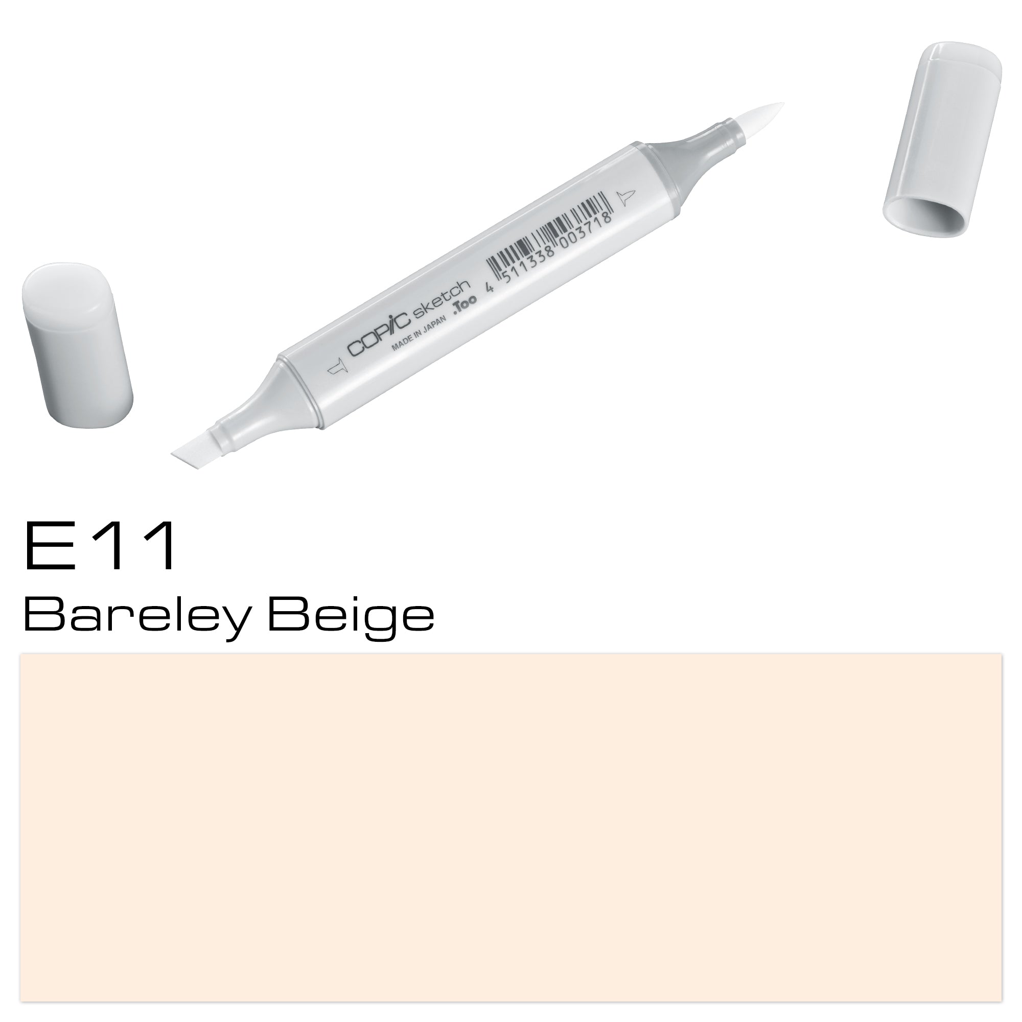 Copic Sketch Marker E11 Bareley Beige - Al Masam Stationery LLC Main image