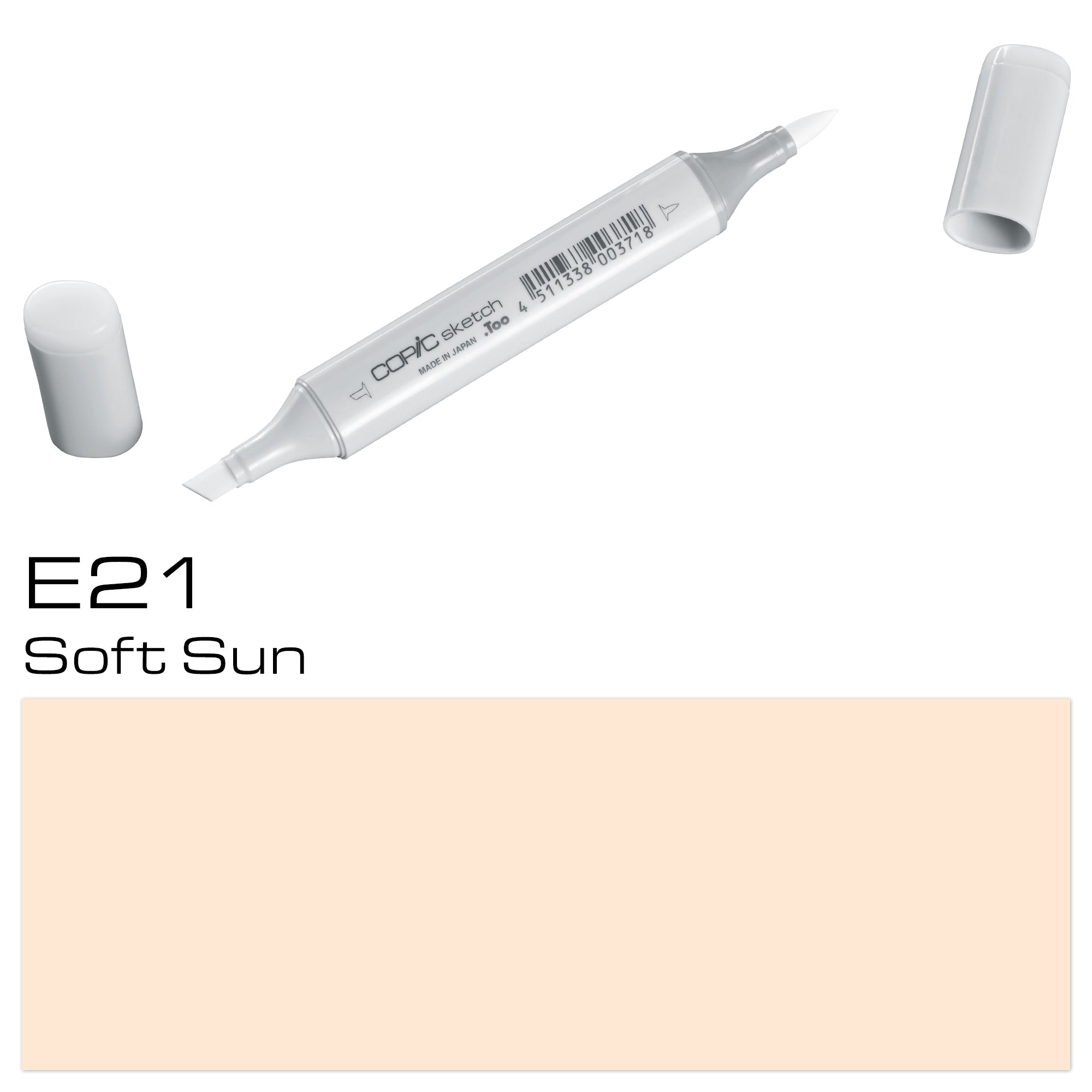Copic Sketch Marker  E21 Soft Sun - Al Masam Stationery LLC Main image