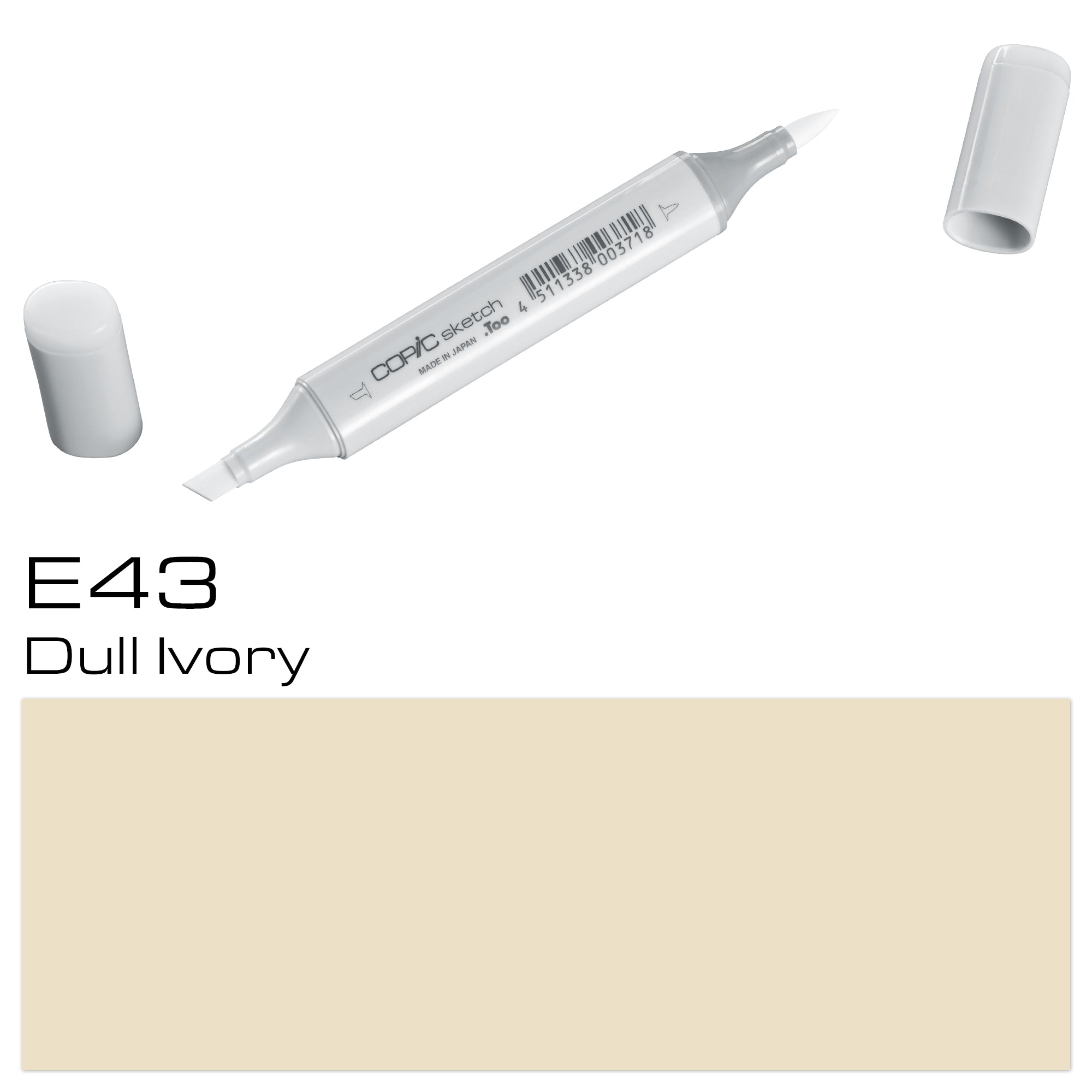 Copic Sketch Marker E43 Dull Ivory - Al Masam Stationery LLC Main image