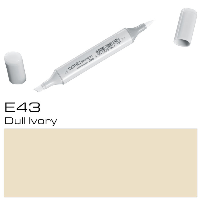 Copic Sketch Marker E43 Dull Ivory - Al Masam Stationery LLC