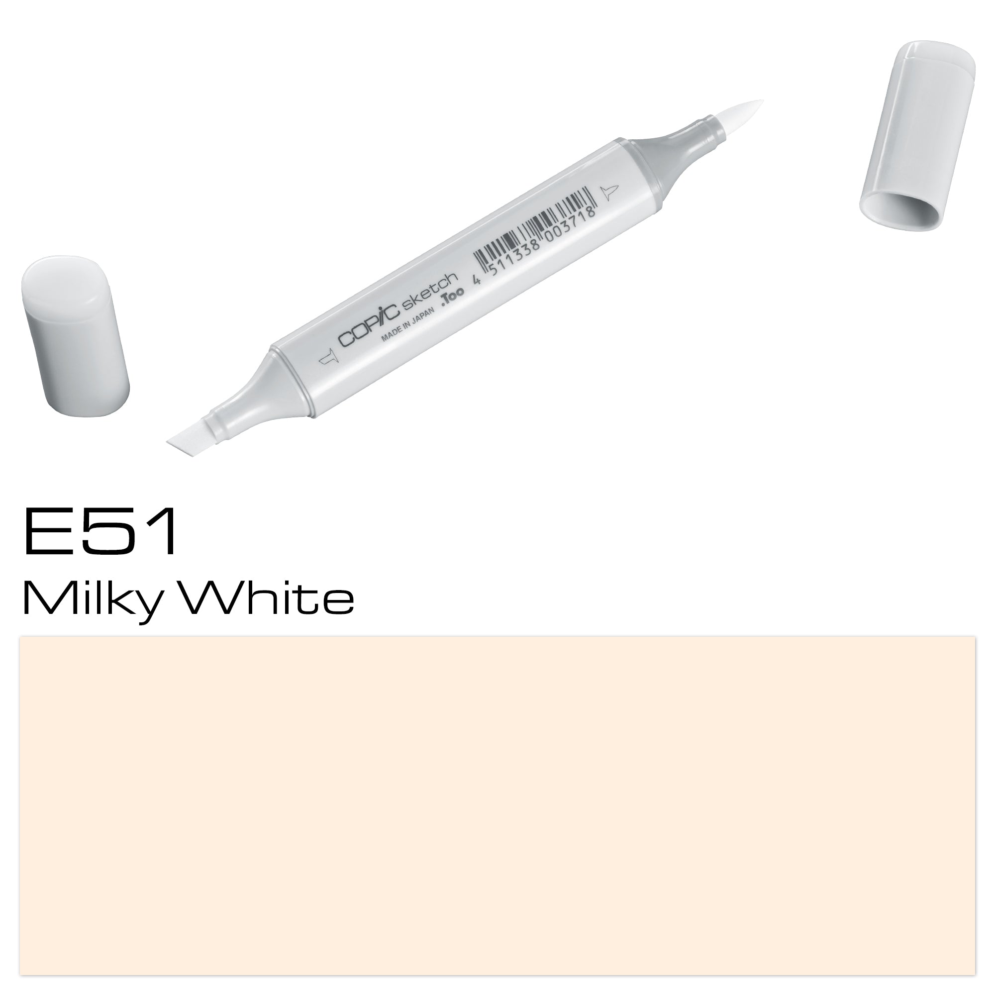 Copic Sketch Marker E51 Milky White - Al Masam Stationery LLC Main image