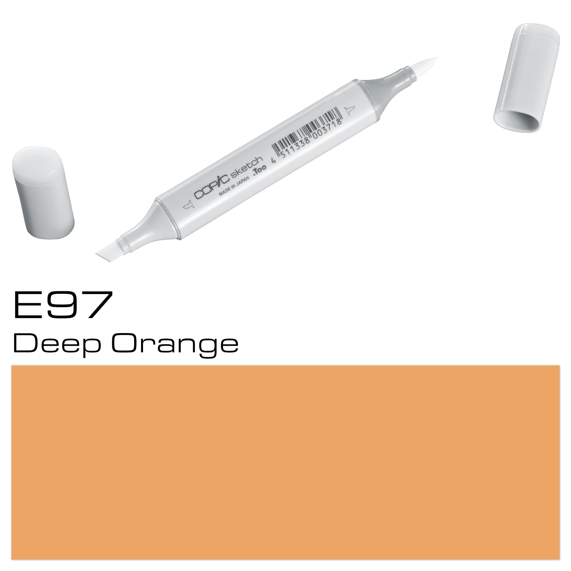 Copic Sketch Marker E97 Deep Orange - Al Masam Stationery LLC Main image