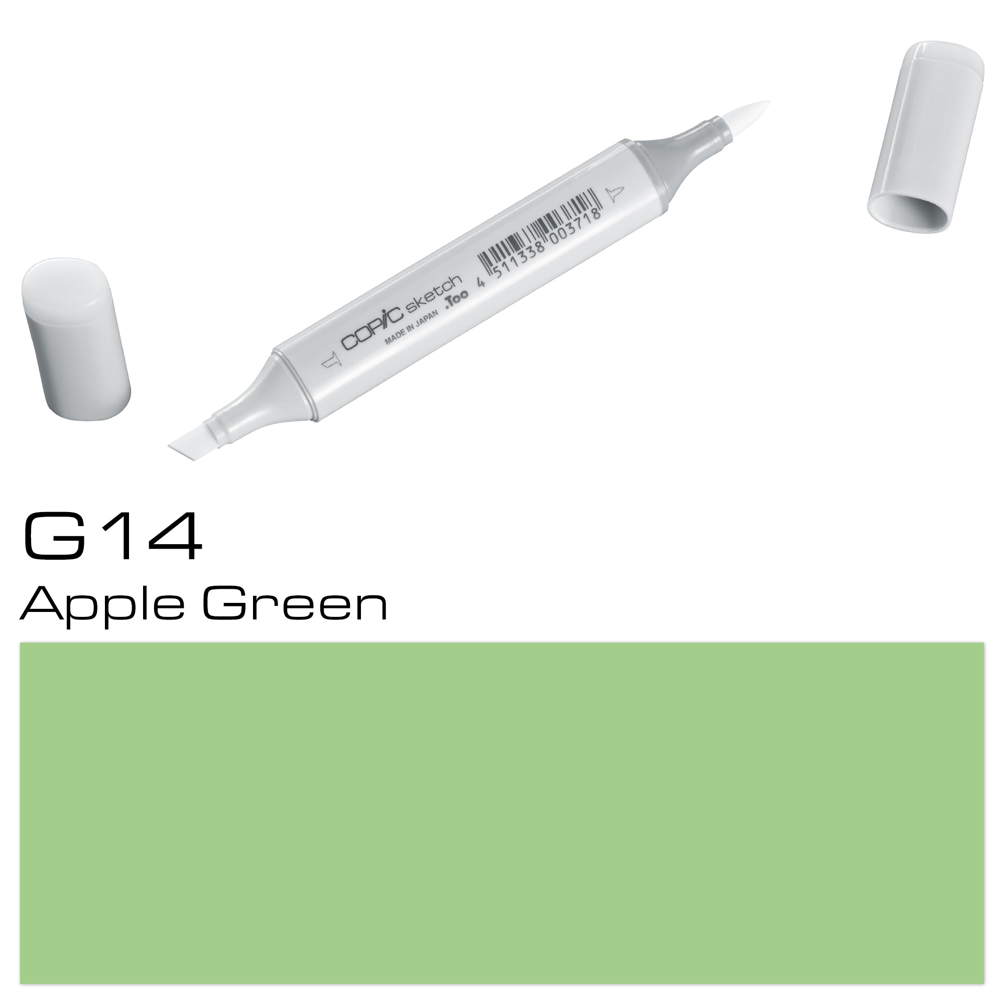 Copic Sketch Marker G14 Apple Green - Al Masam Stationery LLC Main image
