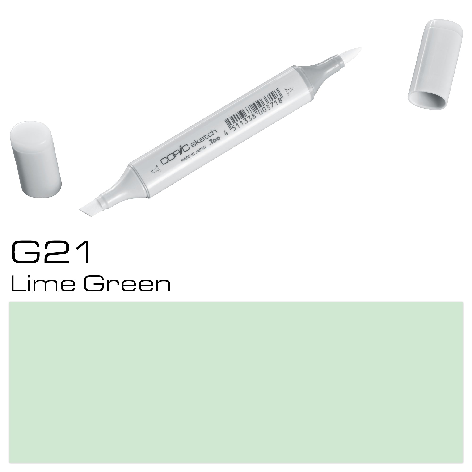 Copic Sketch Marker G21 Lime Green - Al Masam Stationery LLC Main image