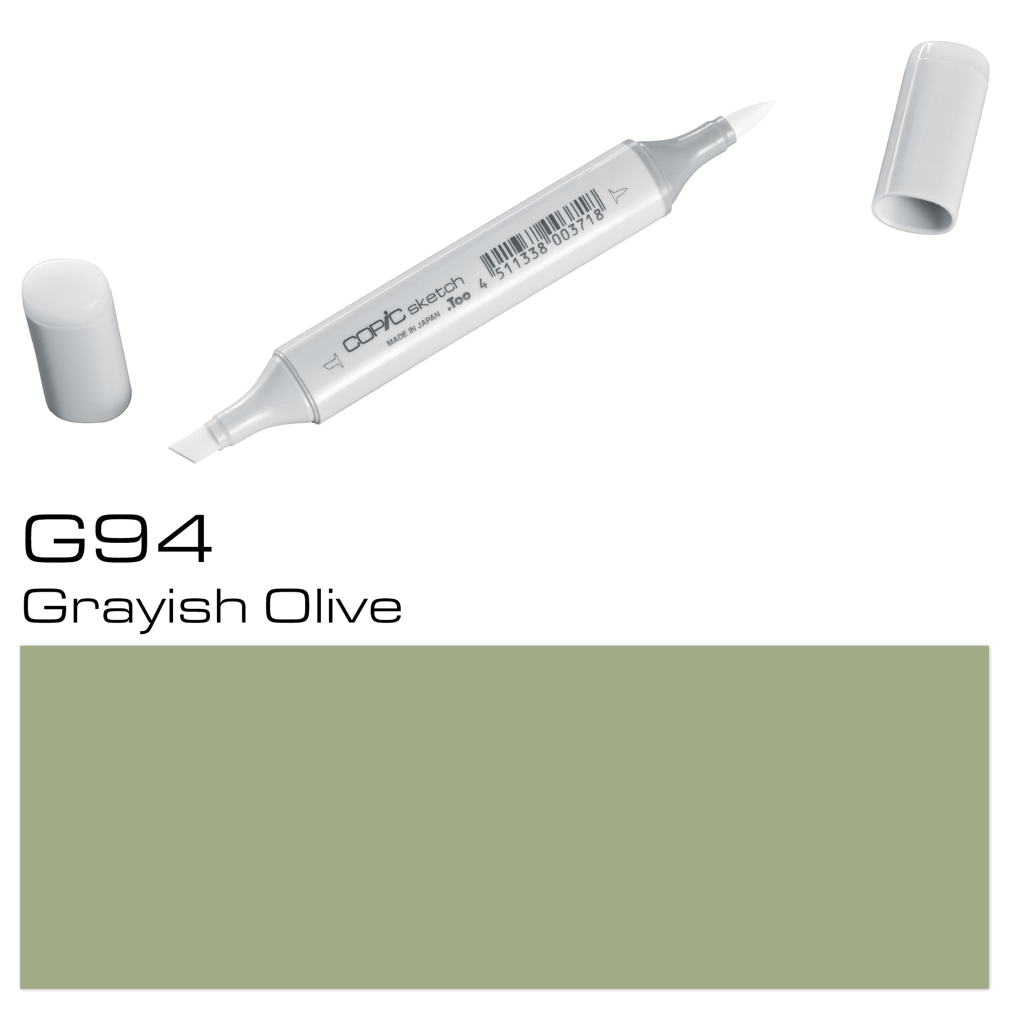 Copic Sketch Marker G94 Grayish Olive - Al Masam Stationery LLC Main image
