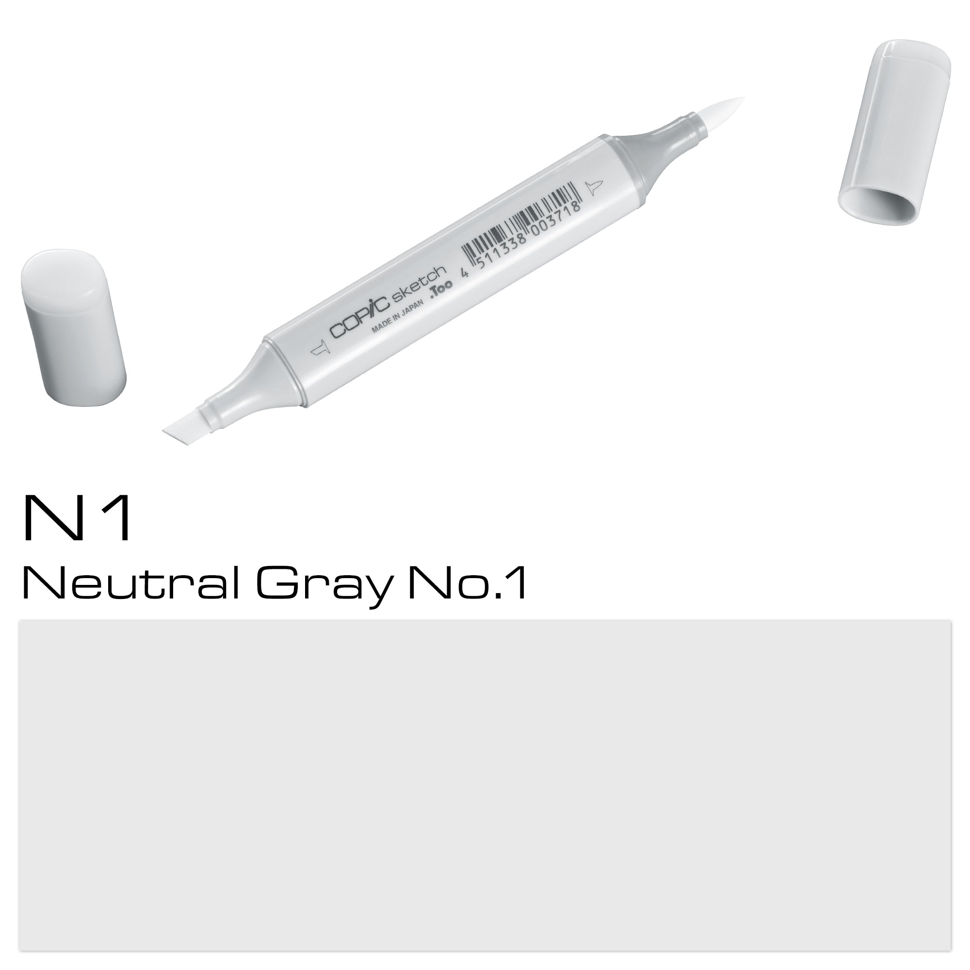 Copic Sketch Marker N1 Netural Grey - Al Masam Stationery LLC Main image
