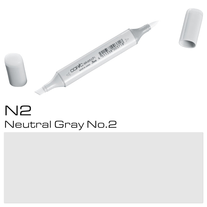 Copic Sketch Marker N2 Neutral Gray - Al Masam Stationery LLC