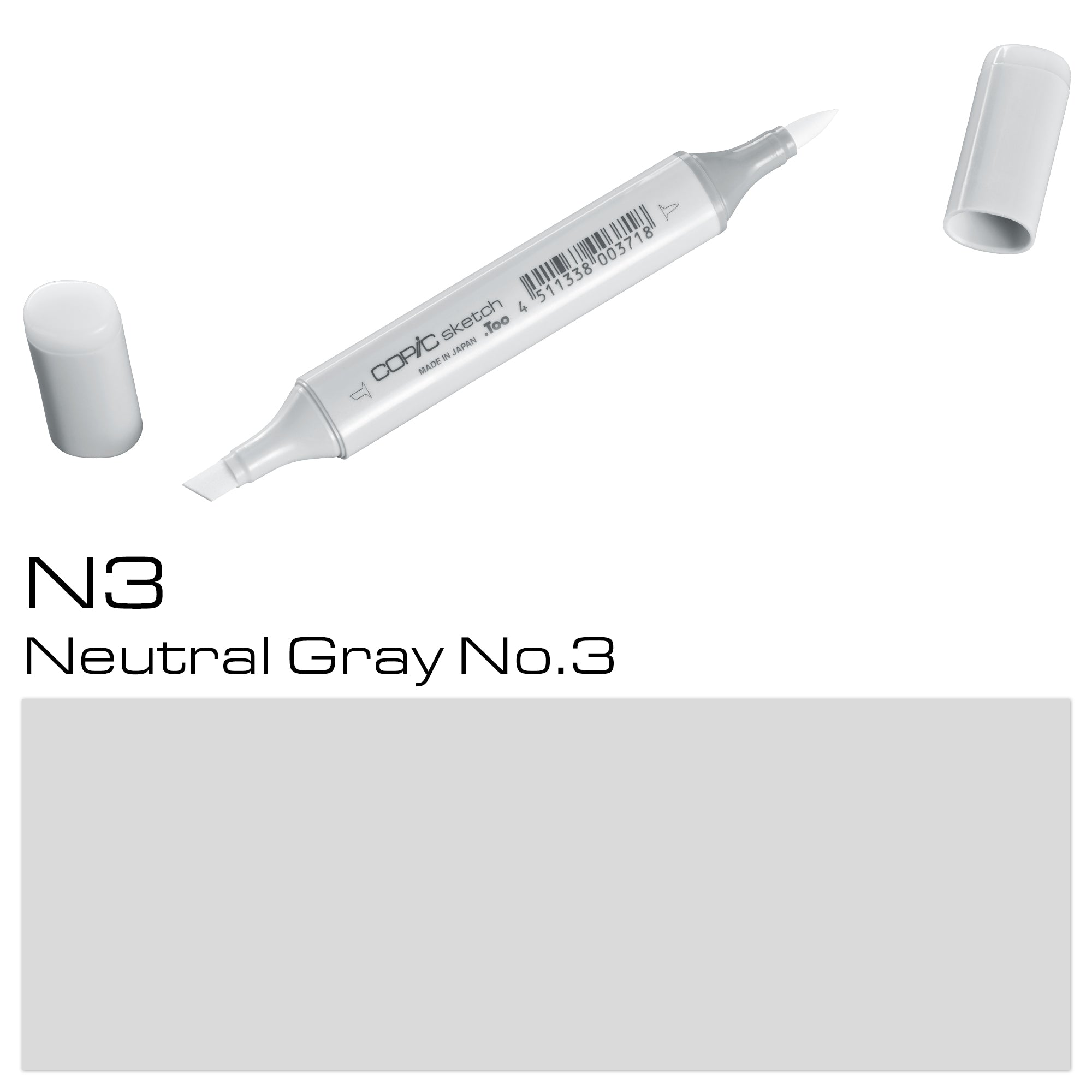 Copic Sketch Marker N3 Netural Grey - Al Masam Stationery LLC