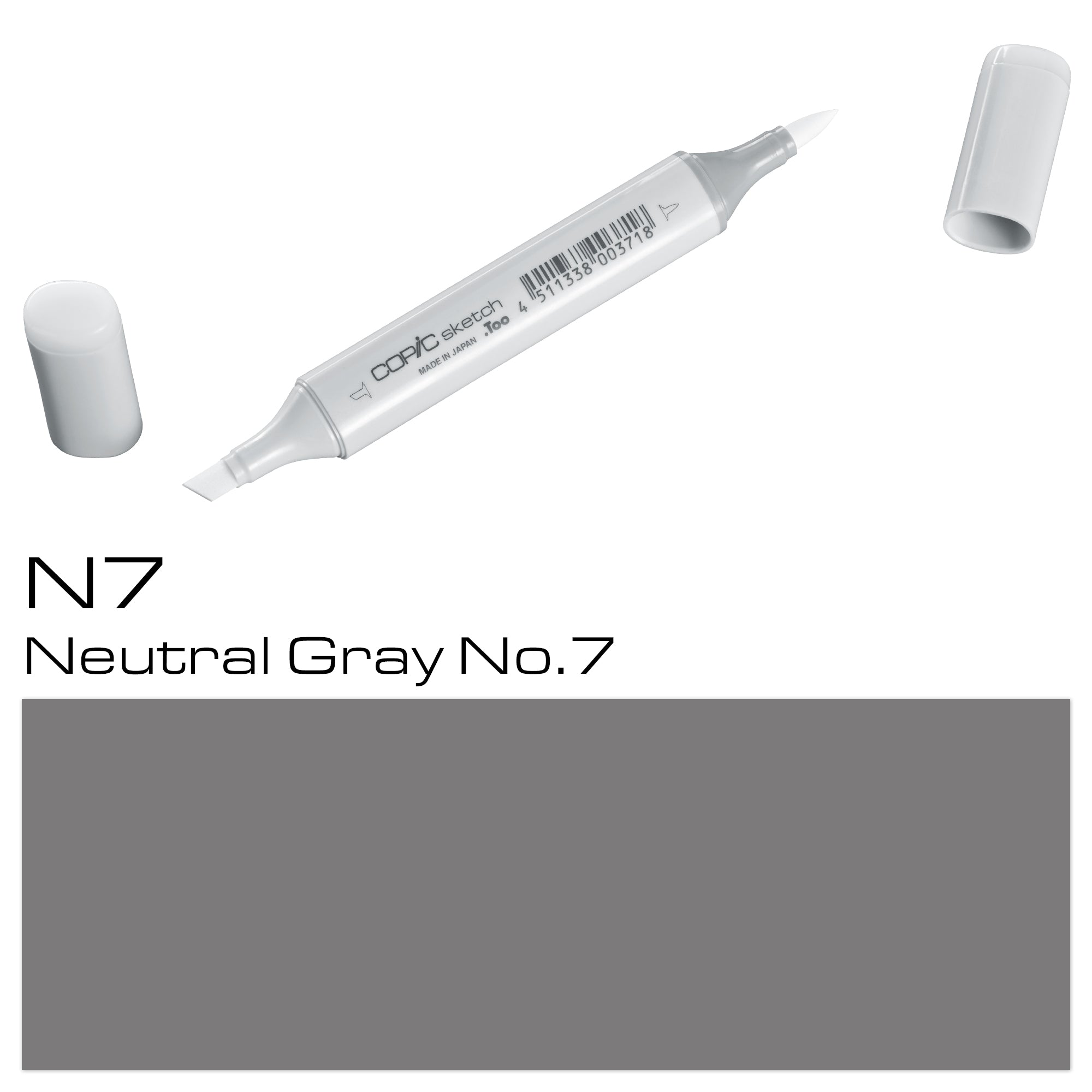 Copic Sketch Marker N7 Netural Grey - Al Masam Stationery LLC Main image