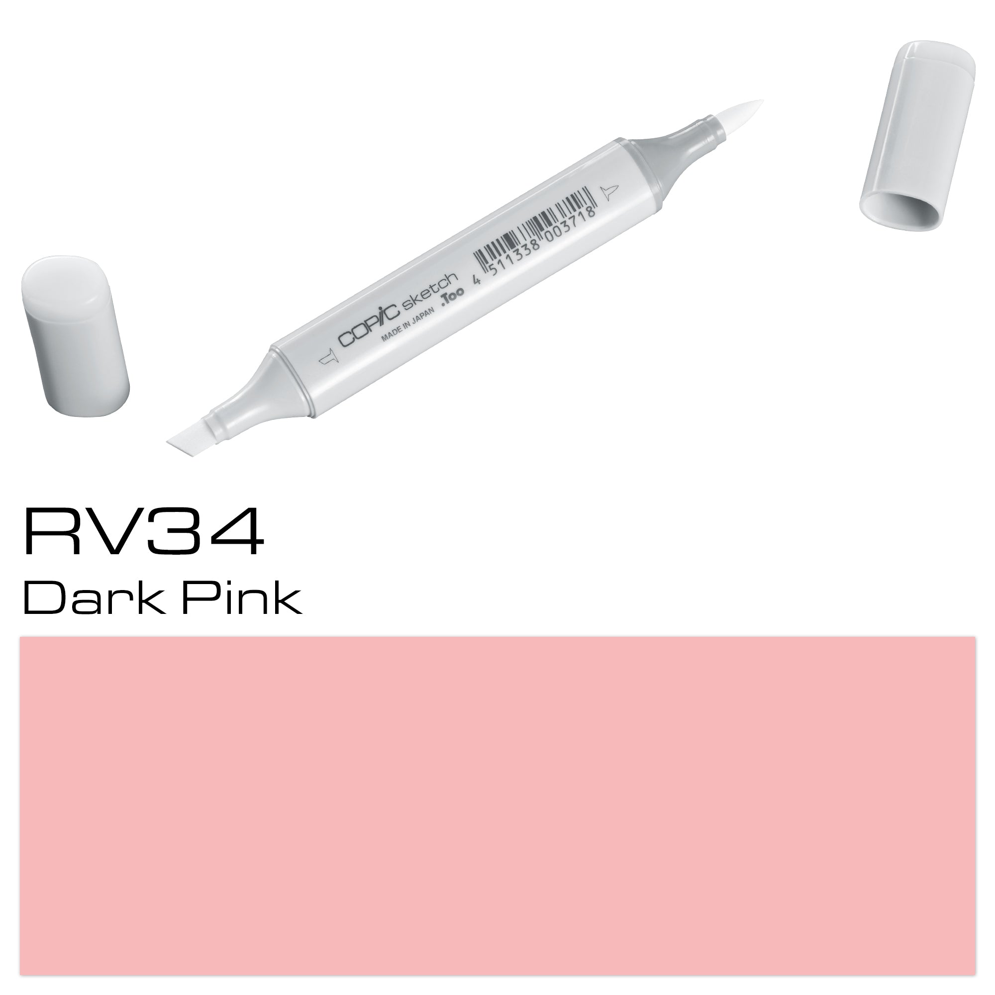 Copic Sketch Marker Rv34 Dark Pink - Al Masam Stationery LLC Main image