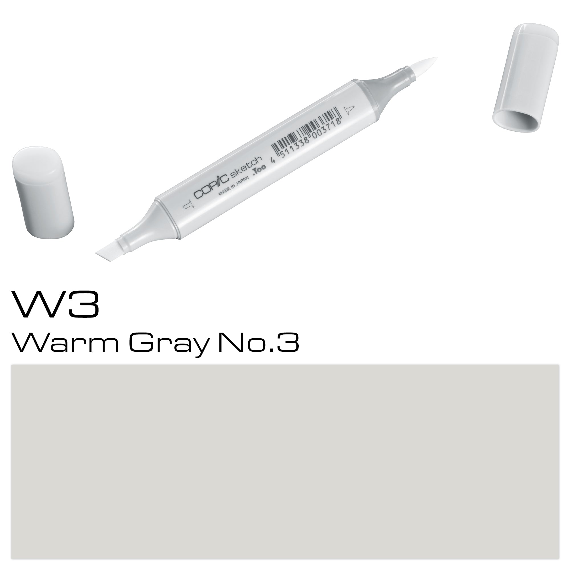 Copic Sketch Marker W 3 Warm Grey - Al Masam Stationery LLC Main image