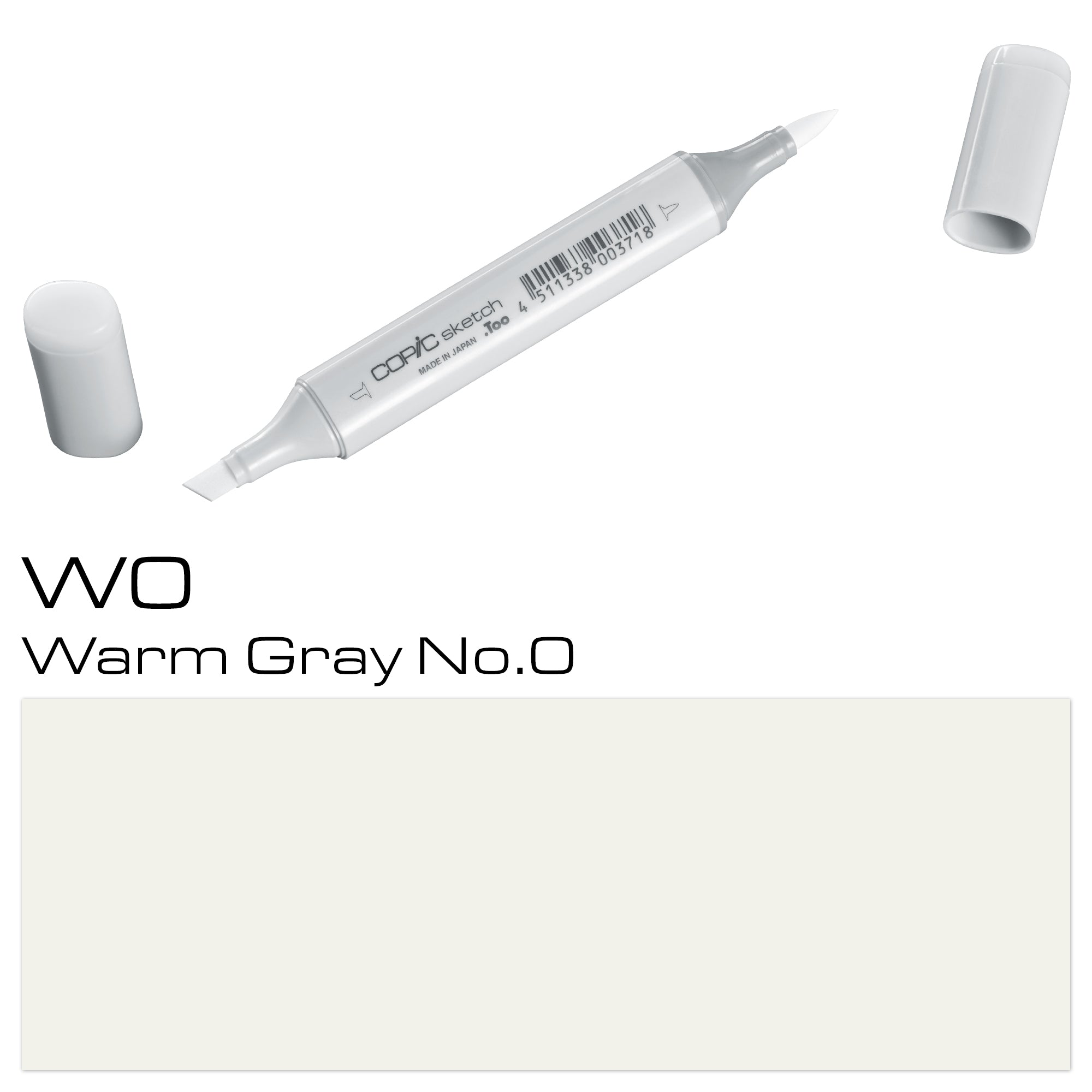 Copic Sketch Marker W0 Warm Grey - Al Masam Stationery LLC Main image