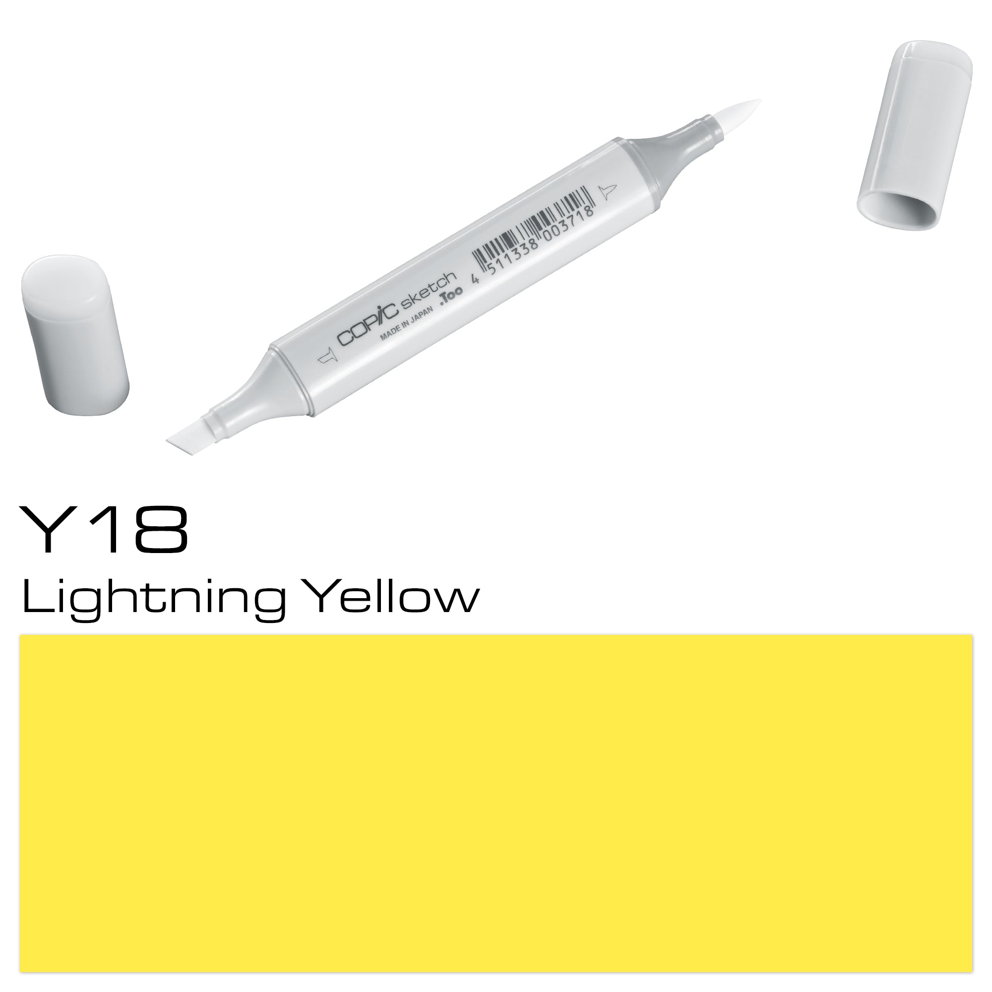 Copic Sketch Marker Y18 Lighting Yellow - Al Masam Stationery LLC Main image