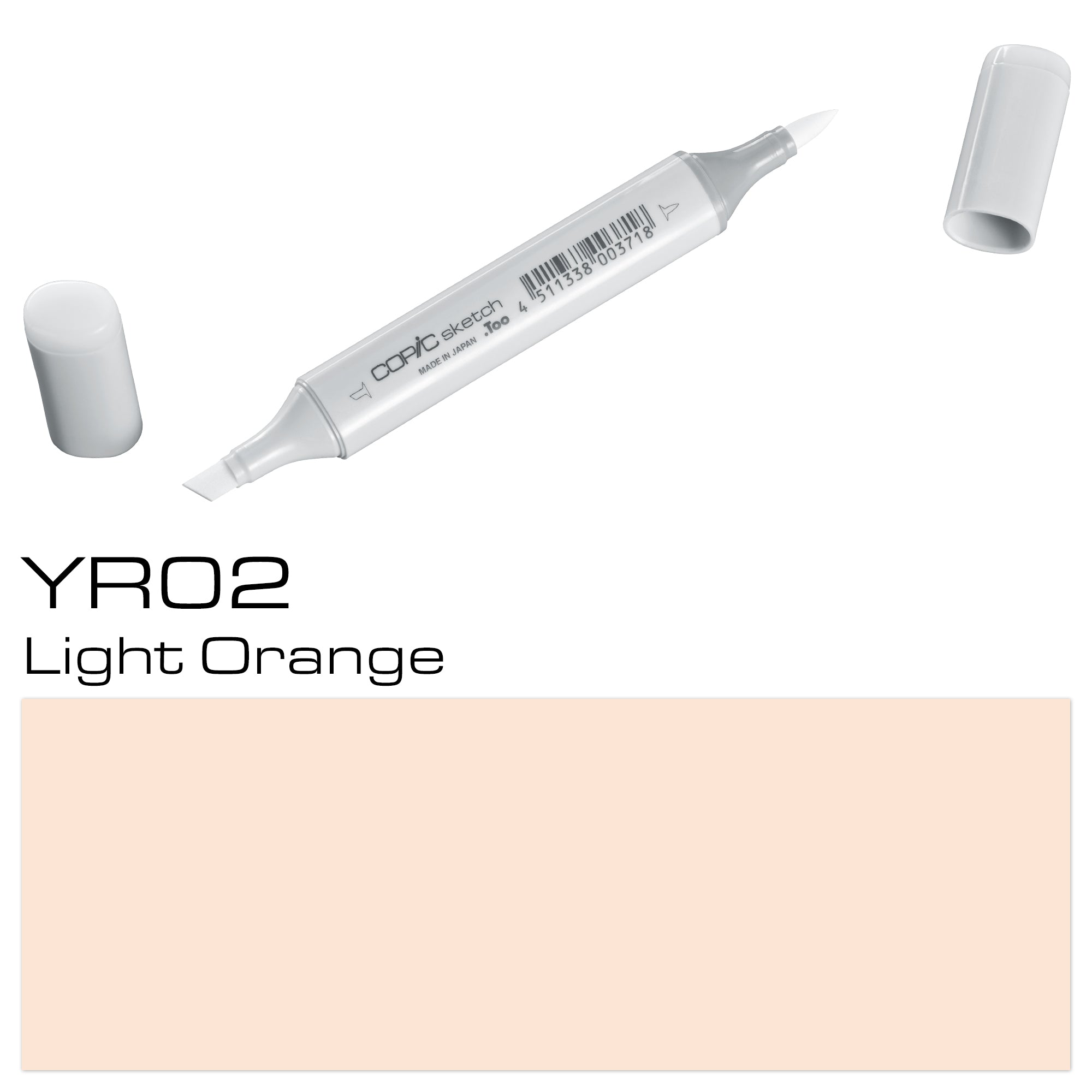Copic Sketch Marker Yr02 Light Orange - Al Masam Stationery LLC Main image