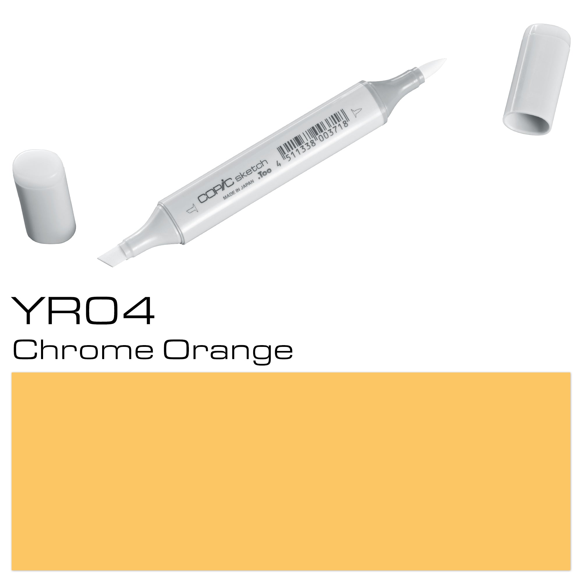 Copic Sketch Marker Yr04 Chrome Orange - Al Masam Stationery LLC Main image