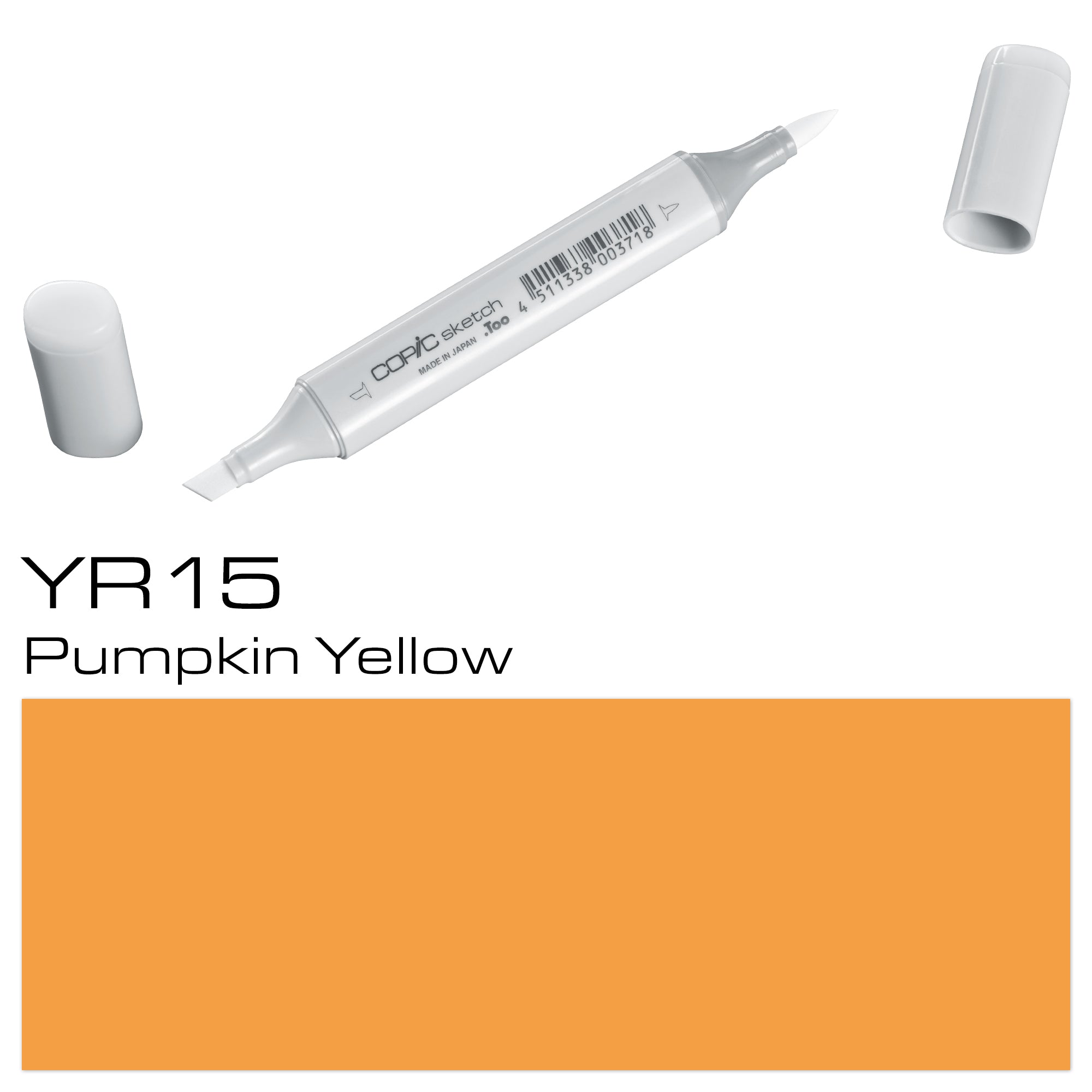 Copic Sketch Marker Yr15 Pumkin Yellow - Al Masam Stationery LLC Main image