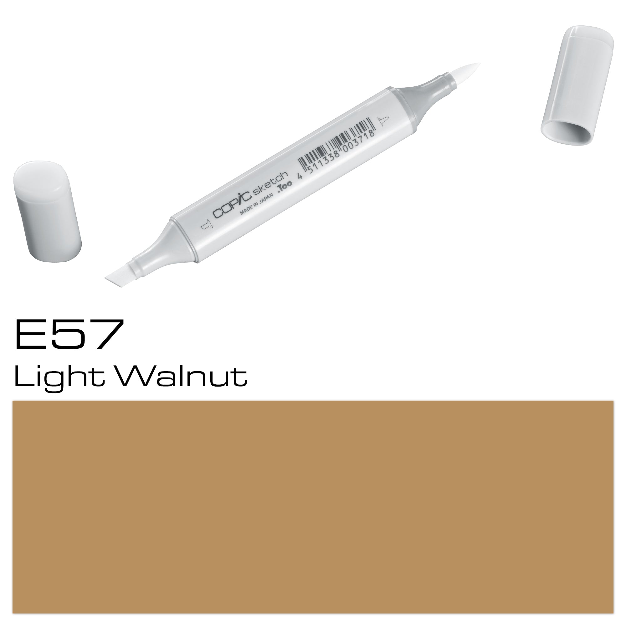 E57 Light Wainut Sketch Marker - Al Masam Stationery LLC Main image