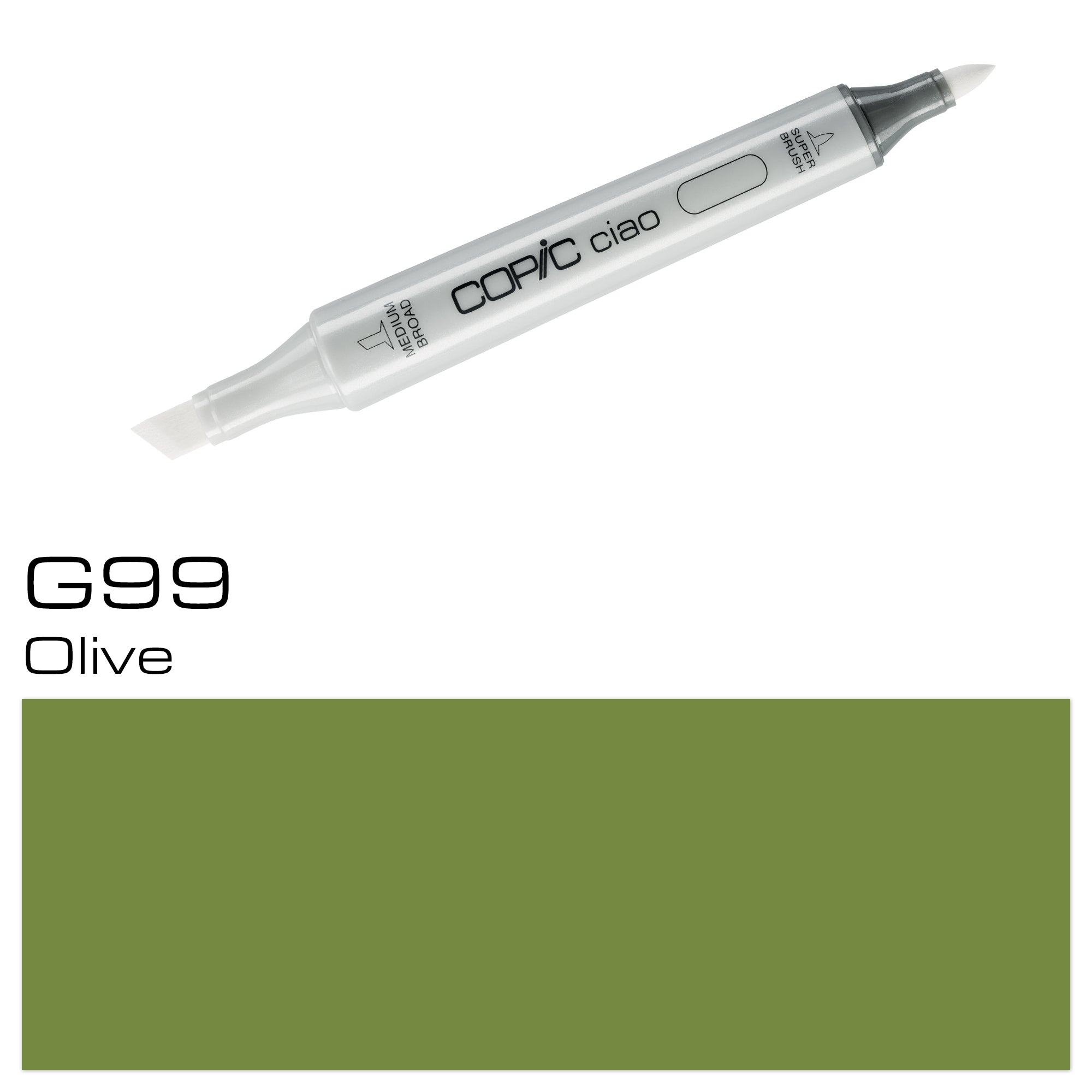 G 99 Olive Copic Ciao Marker - Al Masam Stationery LLC Main image