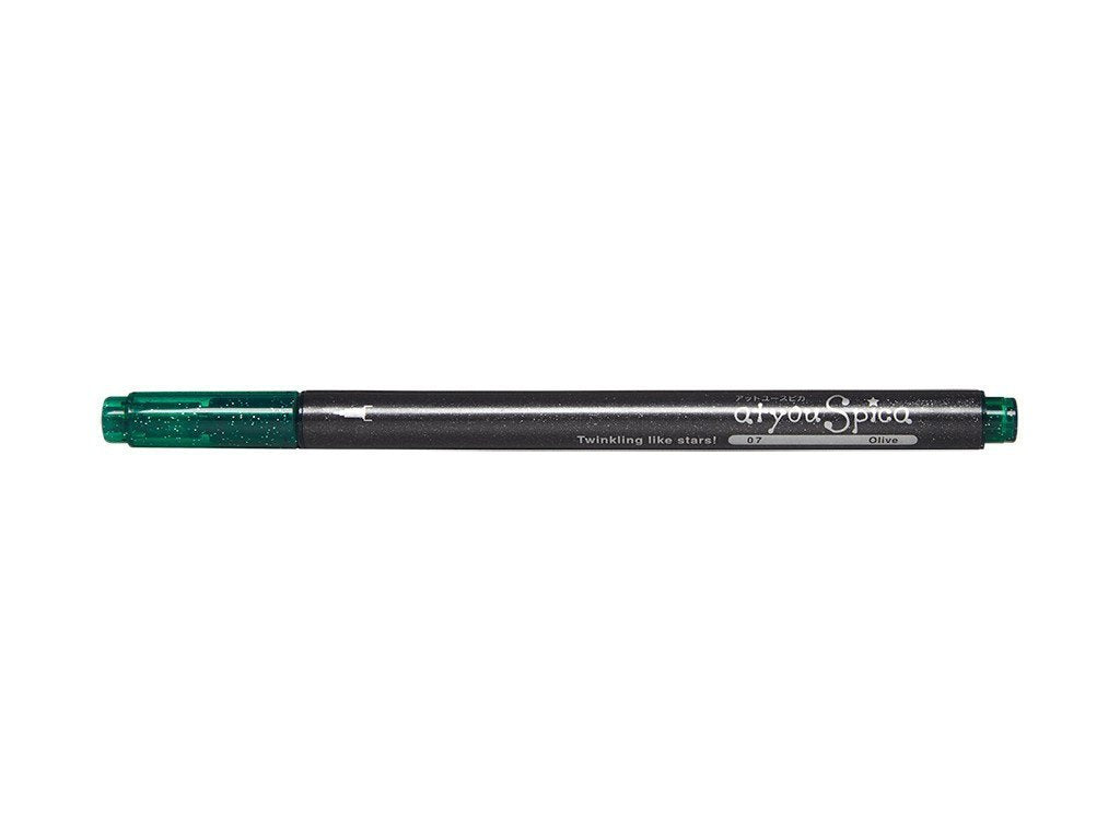 Glitter Pen 1St Olive - Al Masam Stationery LLC Main image