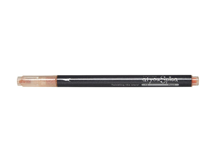Glitter Pen 1St Peach - Al Masam Stationery LLC