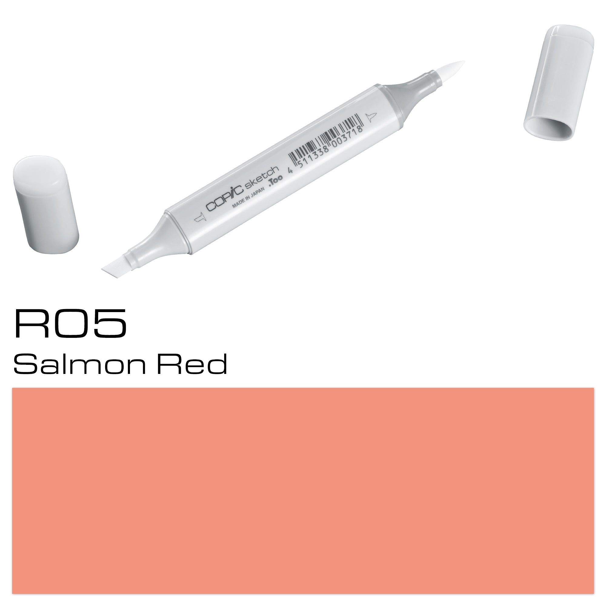 R05 Salmon Red Sketch Marker - Al Masam Stationery LLC Main image