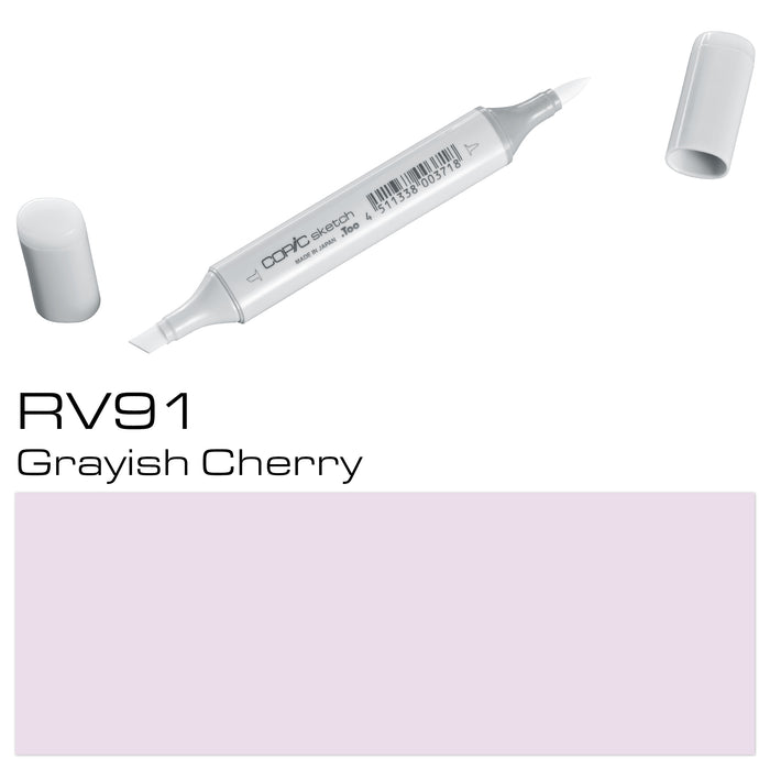 Rv91 Grayish Cherry Sketch Marker - Al Masam Stationery LLC