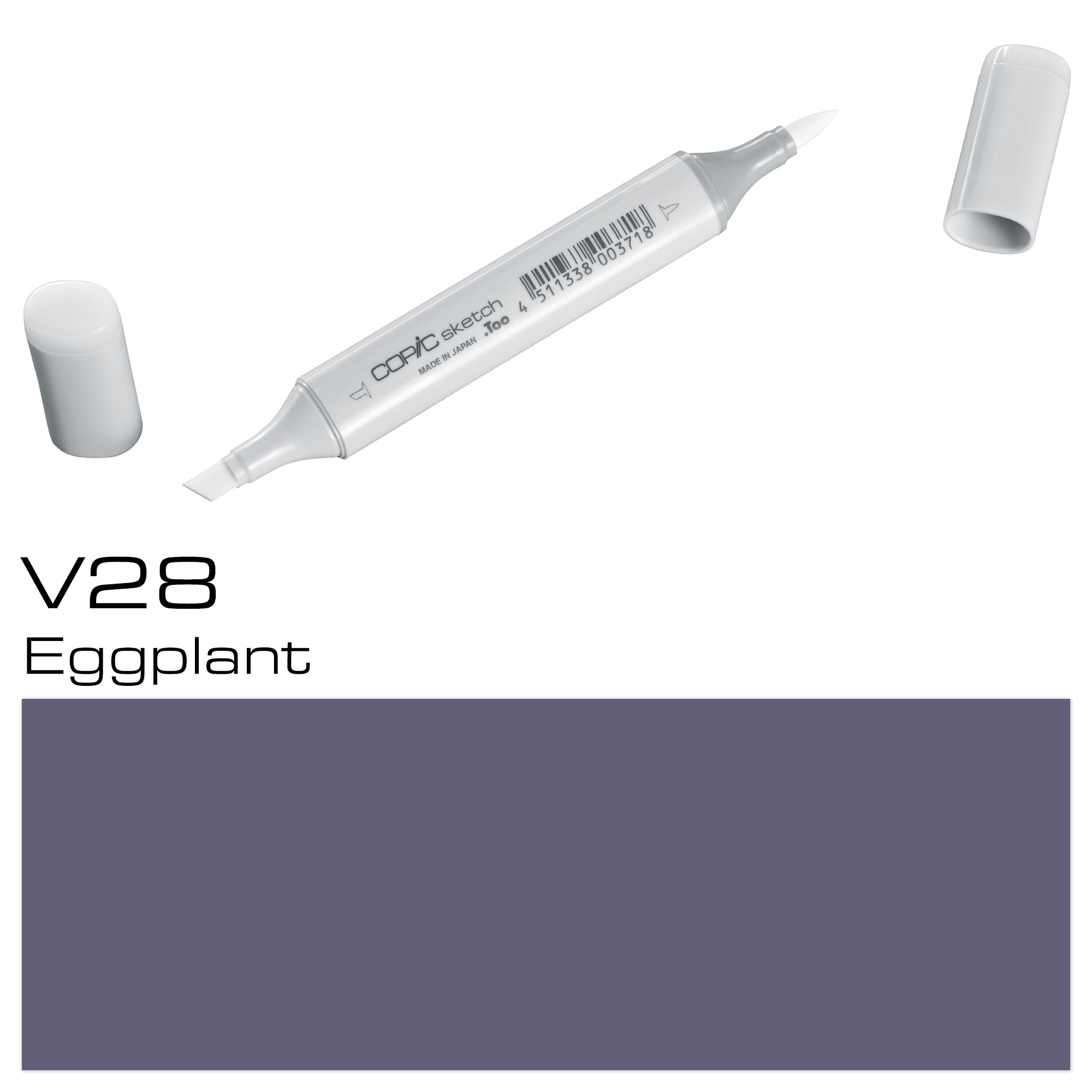 V28 Eggplant Sketch Marker - Al Masam Stationery LLC Main image